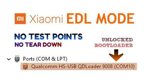 This will force the device to restart and exit <b>EDL</b> <b>mode</b>. . How to enter into edl mode without test points on xiaomi